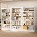 5-Tier Metal Bookshelf with Adjustable Shelves