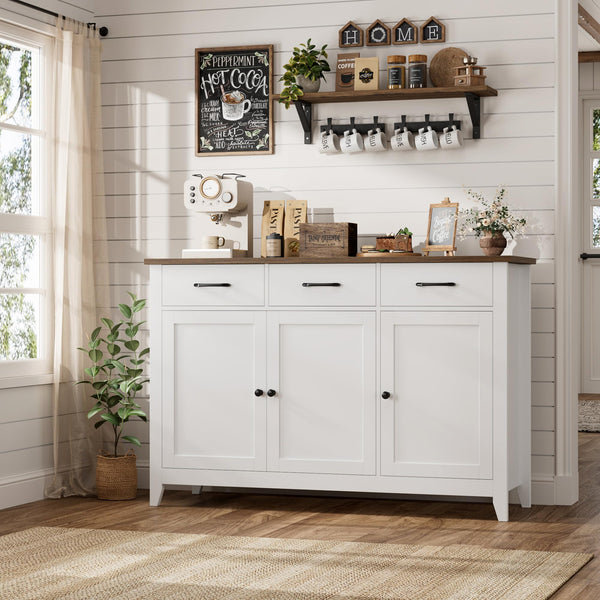 47" Buffet Cabinet with Storage & Drawers