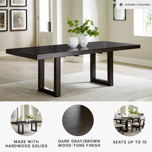 Extendable Dining Table with Sled Base