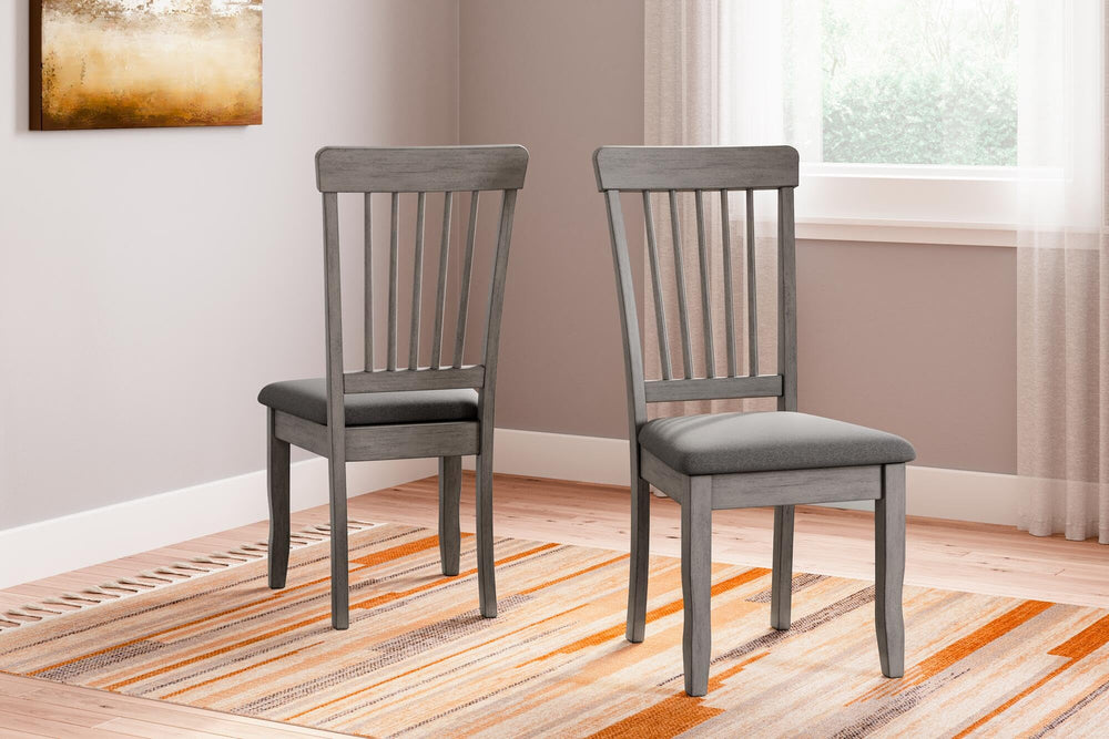 Spindle Back Dining Chairs, Set of 2