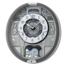 Musical Motion Wall Clock with Swarovski Crystals | 18 Melodies | Pendulum