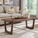 Rectangular Coffee Table with U-Shaped Legs