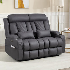 Zero Wall Hugger Power Reclining Sofa Set with Adjustable Headrest