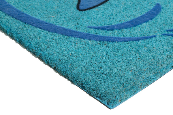 Dolphin Beach Ball Coir Doormat 30x18