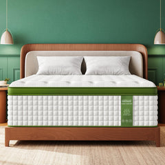 Queen Hybrid Mattress 14 Inch Extra Firm Euro Top