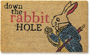 Alice in Wonderland Coir Doormat 18"x30"