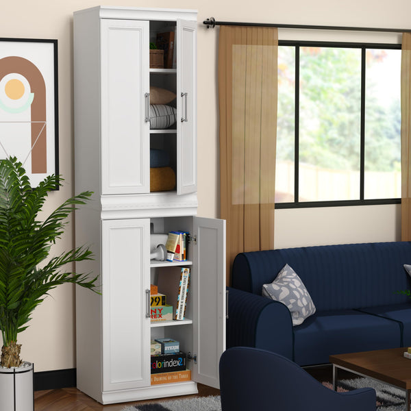 Modular Storage Shelf Unit with 3 Adjustable Shelves