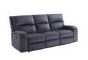 Power Reclining Sofa with USB Charging – Zero Wall Hugger, Grey