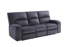 Power Reclining Sofa with USB Charging – Zero Wall Hugger, Grey
