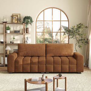 Modern 3-Seater Chenille Sofa Couch