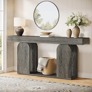 70.9-Inch Extra Long Sofa Console Table with Storage Shelf