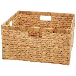 Water Hyacinth Storage Baskets with Handles – Set of 3