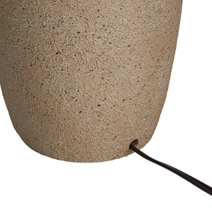 Farmhouse Rustic Table Lamps Set of 2 – Beige Oatmeal Fabric Shade