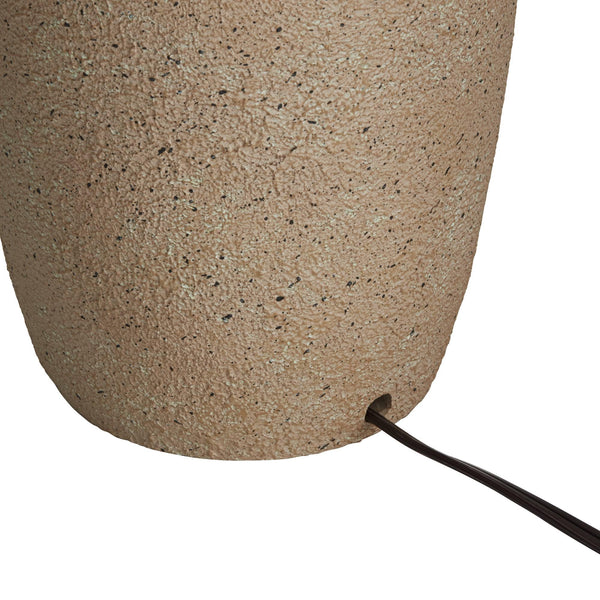 Farmhouse Rustic Table Lamps Set of 2 – Beige Oatmeal Fabric Shade