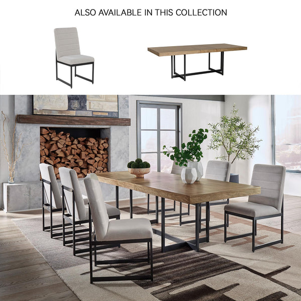 Casual Extension Dining Table with Trestle Base