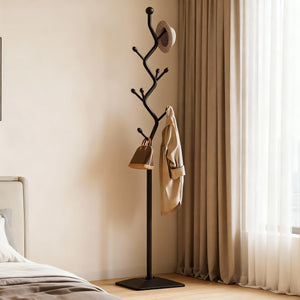 Metal Coat Rack with 8 Hooks