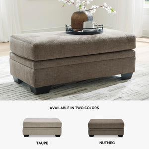 Contemporary Upholstered Rectangular Ottoman