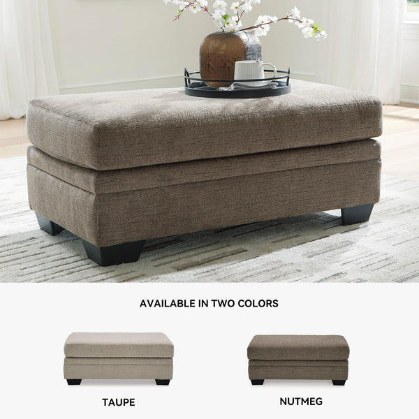 Contemporary Upholstered Rectangular Ottoman