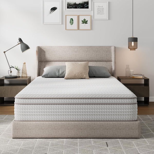 12 Inch California King Hybrid Mattress with Pocket Spring