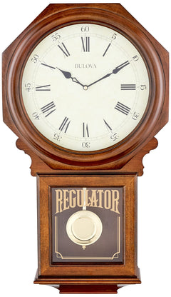 Ashford Westminster Chime Wall Clock – Walnut