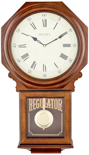 Ashford Westminster Chime Wall Clock – Walnut