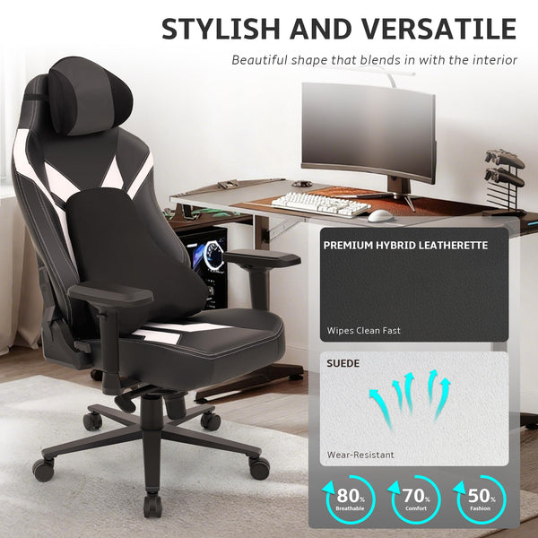 High Back Ergonomic Gaming Chair with 4D Armrests