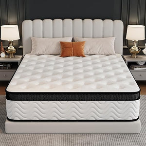 Hybrid Pocket Coil Mattress – Memory Foam, Medium Firm, Multiple Sizes