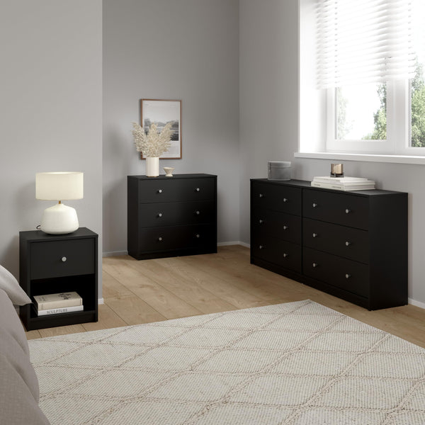 4-Piece Bedroom Set – Black