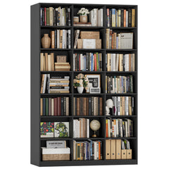 86" Tall 21-Cube Bookshelf – 7-Tier Open Storage Bookcase