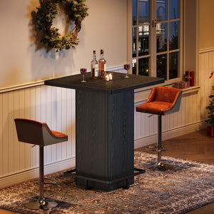 Square Bar Table, 39.37" High