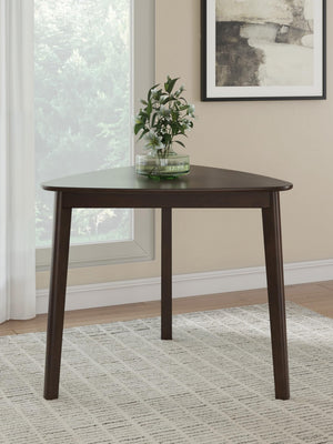 Triangle Dining Table with Tapered Legs
