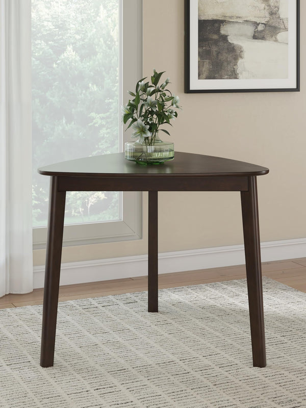 Triangle Dining Table with Tapered Legs