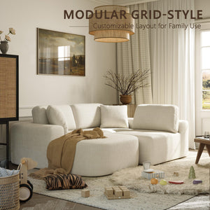 Modular Sectional Sofa with Chaise