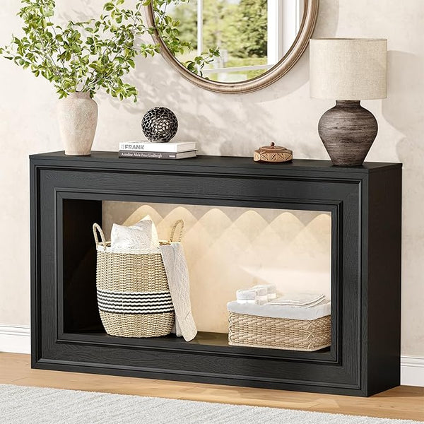 55" Console Table with LED Lights & Storage