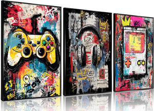 Gaming Wall Art Canvas Set – Framed & Poster Prints