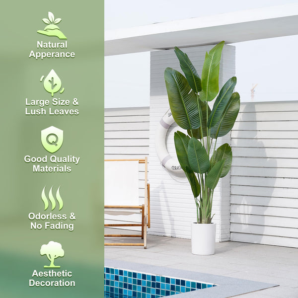 Artificial Bird of Paradise Tree – Tall Faux Floor Plant