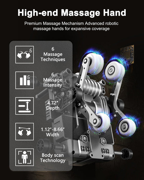 Full Body Massage Chair with SL Track & Zero Gravity