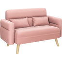 Mid-Century Modern 2-Seater Loveseat Sofa
