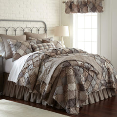 King Size Reversible Cotton Quilt – Smoky Mountain Patchwork