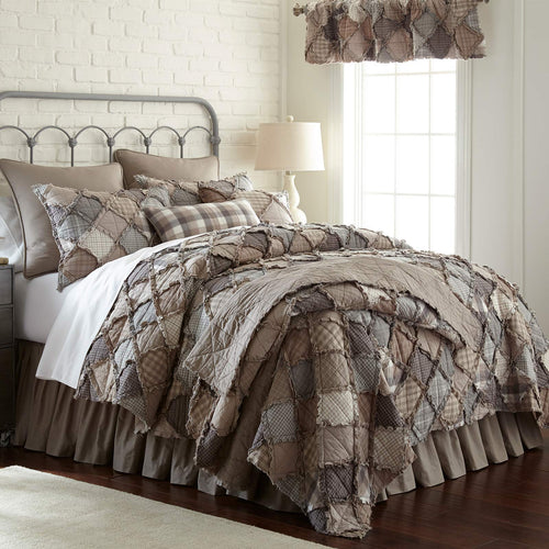 King Size Reversible Cotton Quilt – Smoky Mountain Patchwork