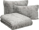 3D Faux Fur Comforter Set with Shams – Queen & King