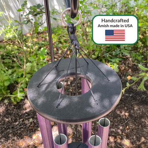 Canterbury Bells Wind Chime – Purple, 49"