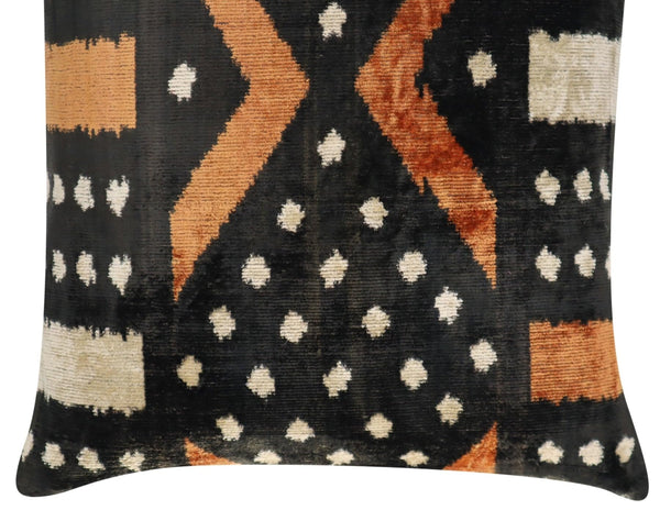Handmade Velvet Throw Pillow with Down Feather Insert – 16x16 Inch