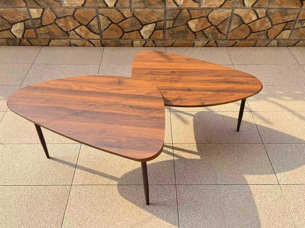Oval Nesting Coffee Table Set