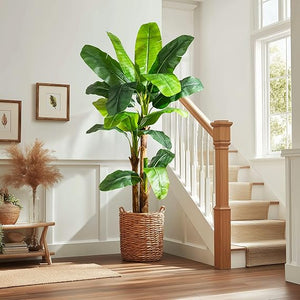 Artificial Banana Tree – Tall Faux Tropical Palm Plant