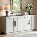 67" Arched Sideboard Buffet Cabinet with 4 Doors