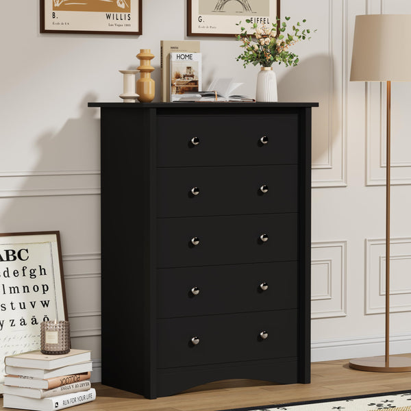 5-Drawer Tall Dresser