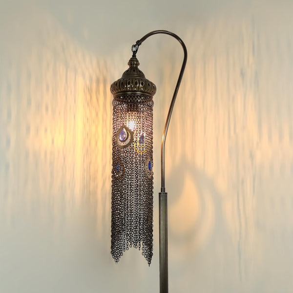Boho Turkish Floor Lamp – Tall Moroccan Standing Lamp