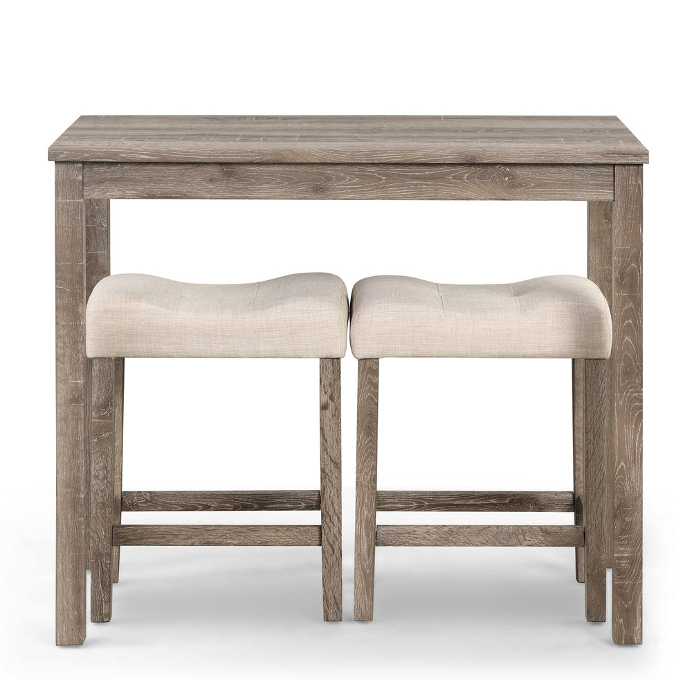 3-Piece Counter Height Dining Set with Stools