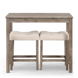 3-Piece Counter Height Dining Set with Stools